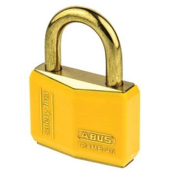 Abus 安全用南京錠 パドロック 真鍮 黄 ABUS