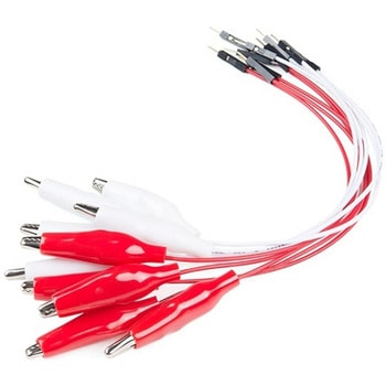 Alligator Clip with Pigtail 10 Pack SPARKFUN
