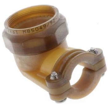 BACKSHELLWITHCLAMPStrainRelief90° Size23 AMPHENOL