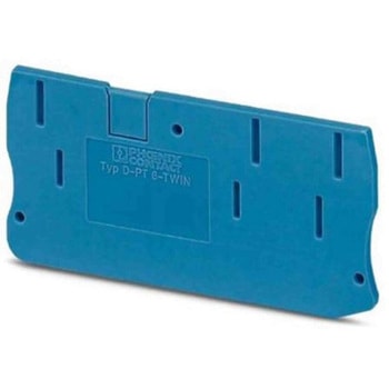 DINレール取付用端子アクセサリ エンドカバー D-PT 6シリーズ 1袋 50個入 フエニックス・コンタクト