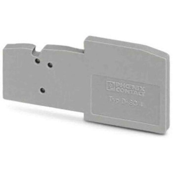 DINレール取付用端子アクセサリ エンドカバー D-SC 4シリーズ 1袋 50個入 - フエニックス・コンタクト