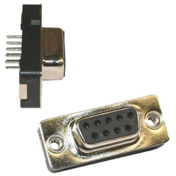 D-subコネクタ 9極 オス パネルマウント - NORCOMP