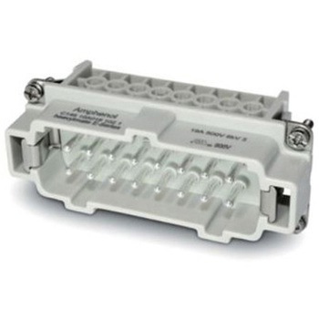 Heavy mate connector pin insert 16 way 1袋 10個入 AMPHENOL