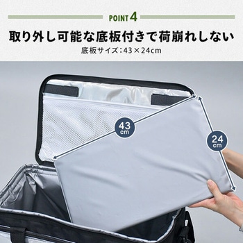 2Lペットボトルが立てて8本入る クーラーバッグ 最強 保温 保冷 大容量 35L YAMAZEN(山善)