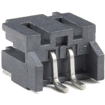 JST Right-Angle Connector - SMD 2-Pin Black SPARKFUN