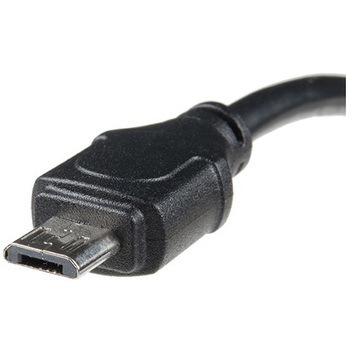 Panel Mount USB-B to Micro-B Cable - 6" SPARKFUN