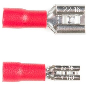 Quick Disconnects - Female 1/4" Pack of 5 SPARKFUN