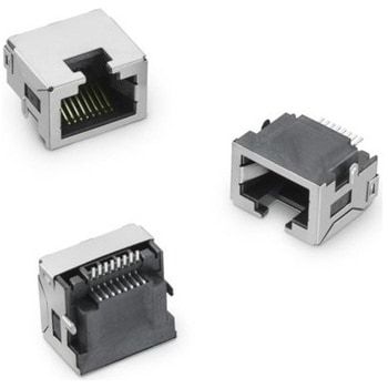RJ45 モジュラーコネクタ メス RJ45コネクタ 表面実装 1セット 5個入 - WURTH ELEKTRONIK