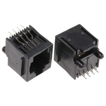 RJ45ソケット メス スルーホール Cat3 1袋 5個入 TE CONNECTIVITY