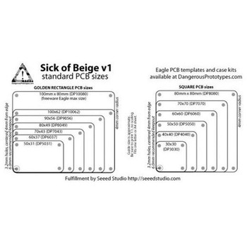 Sick Of Beige Basic Case v1 70mm Square DP7070 Seeed Studio