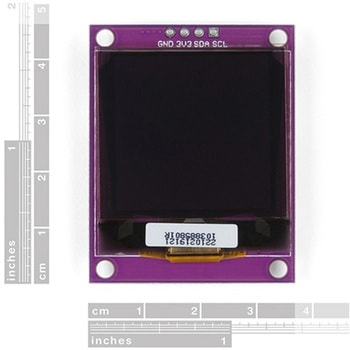 Zio Qwiic OLED Display 1.5inch， 128x128 SPARKFUN