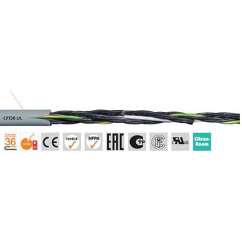 アクチュエータ/センサーケーブル 3芯 0.5 mm2 シールド無 20 AWG 1巻 100m入 SIG