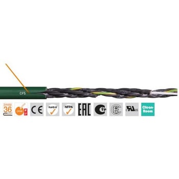 アクチュエータ/センサーケーブル 7芯 0.5 mm2 シールド無 20 AWG 1巻 100m入 SIG