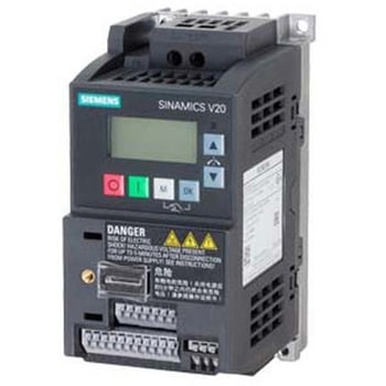 インバータ SINAMICS V20 230 V ac 0.25 kW ACモータ SIEMENS
