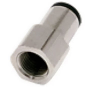 エア継手 コネクタA：G 3/8 メス コネクタB：プッシュイン16 mm チューブねじ込み 1袋 5個入 Legris(レグリ)