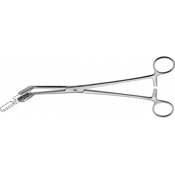 クランプ鉗子 ジョンズ・ホプキンズ 全長240mm ビー・ブラウンエースクラップ