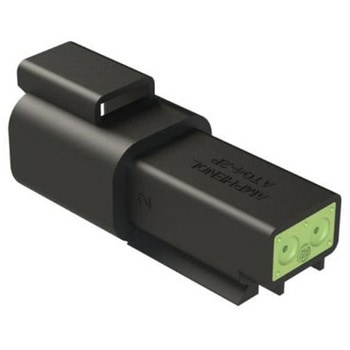 ケーブルコネクタ 2極 オス レセプタクル 1袋 5個入 - AMPHENOL