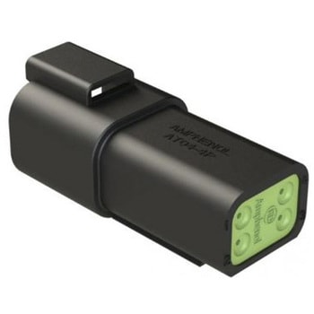 ケーブルコネクタ 4極 オス レセプタクル 1袋 600個入 AMPHENOL