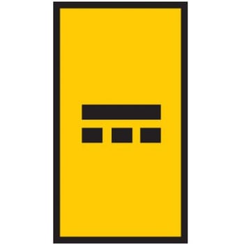 ケーブルマーカー 黄 1袋 1000個入 ヘラマンタイトン(タイトン)