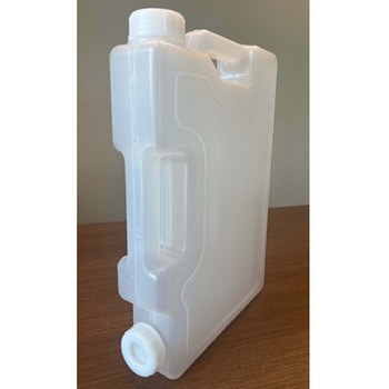 スクエアボトル 3L 下口ゴムパッキン付 6本入 アズワン