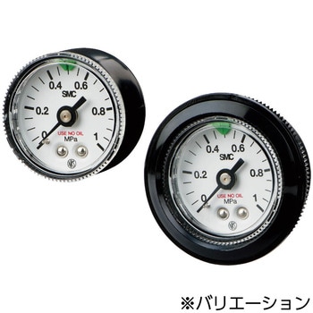 G46E - 禁油・外部銅系不可用圧力計/リミットインジケーター付 SMC