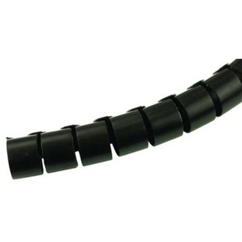 スパイラルケーブルラップ Polypropylene 黒 1巻 25m入 ヘラマンタイトン(旧:タイトン)