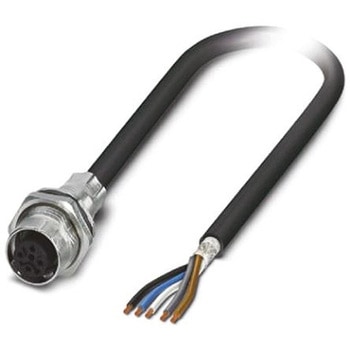 センサアクチュエータケーブル 22 AWG SACCBP-FS-5CON-M16/1.0-PUR SCOシリーズ フエニックス・コンタクト
