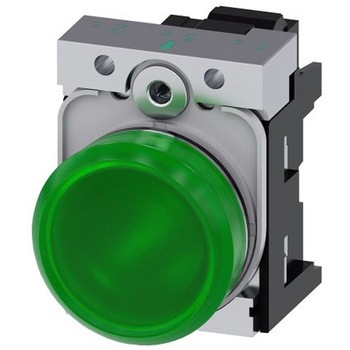 パイロットランプ 表示灯 LED SIRIUS ACTシリーズ Metal 緑 プラスチック 丸型 SIEMENS