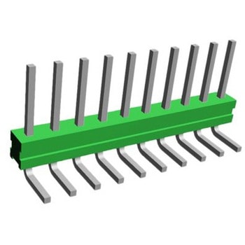 ピンヘッダ 10極 2.54mm 1列 1袋 10個入 TE Connectivity Japan(旧:TYCOELECTRONICS(タイコエレクトロニクス))