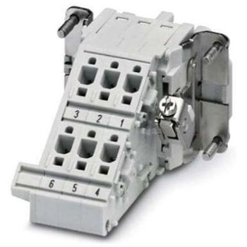 ヘビーデューティパワーコネクタ 6極 16A 500 V 1袋 5個入 フエニックス・コンタクト