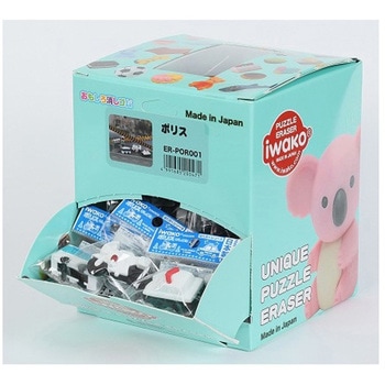 ポリス消しゴム 60個入 イワコー