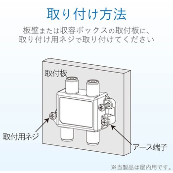 分配器 スプリッタ 【2K/4K/8K対応】全端子通電型 ノイズに強い DXアンテナ