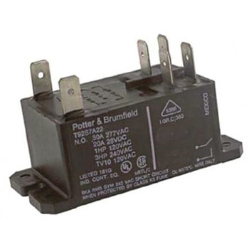 リレー 115V dc DPNO パネルマウントタイプ TE CONNECTIVITY