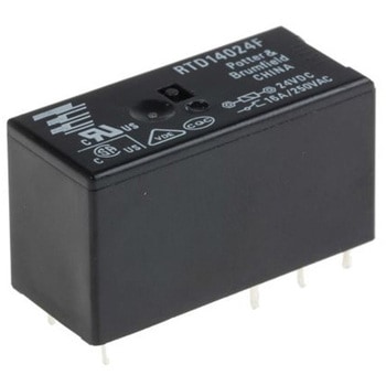 リレー 24V dc 1c接点 基板実装タイプ TE CONNECTIVITY