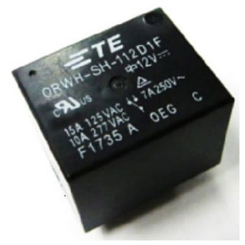 リレー 277V ac SPDT SPNO 基板実装タイプ TE CONNECTIVITY