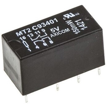 MT2-C93401 リレー 5V dc 2c接点 基板実装タイプ 1セット 25個入 1セット(25個) TE CONNECTIVITY ...