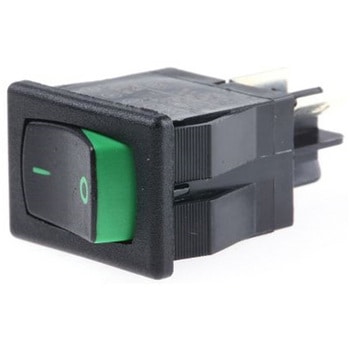 ロッカースイッチ 単極単投 SPST イルミネーション：なし カットアウト幅：12.9mm Carlingswitch