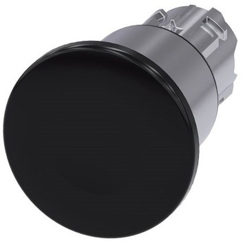 押ボタンヘッド SIRIUS ACT モーメンタリ 黒 SIEMENS