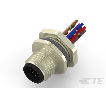 丸型コネクタ 12極 M12 パネルマウント TE CONNECTIVITY