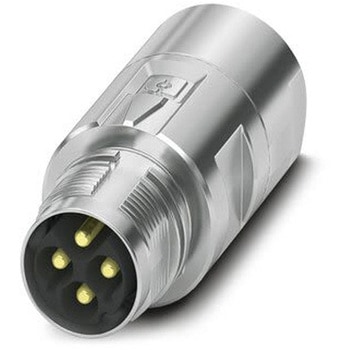 丸型コネクタ 4極 17 mm ケーブルマウント - フエニックス・コンタクト