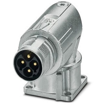 丸型コネクタ 4極 17 mm ケーブルマウント - フエニックス・コンタクト