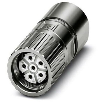 丸型コネクタ 6極 M23 ケーブルマウント フエニックス・コンタクト