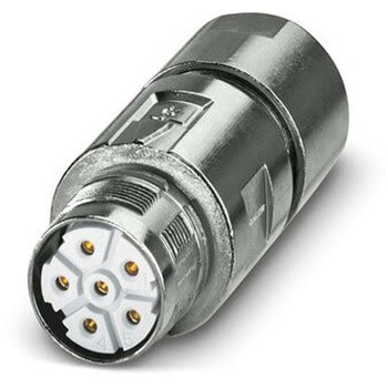 丸型コネクタ 6極 M23 ケーブルマウント フエニックス・コンタクト