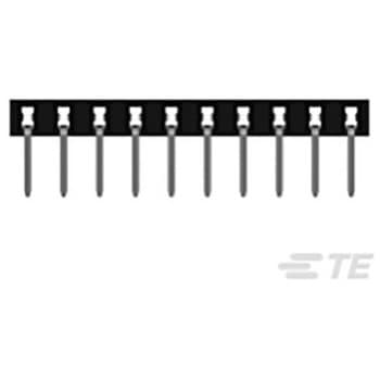 基板接続用ソケット 10 極 2mm 1 列 スルーホール 1袋 10個入 TE CONNECTIVITY