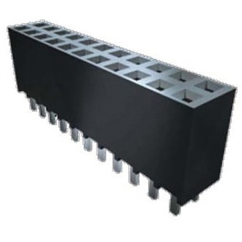 基板接続用ソケット 4 極 2.54mm 1 列 スルーホール SAMTEC