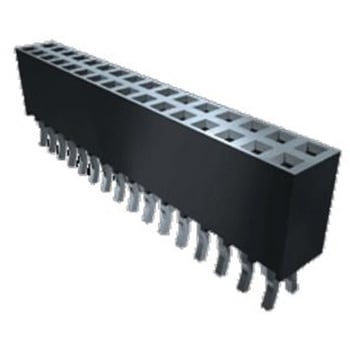 基板接続用ソケット 4 極 2.54mm 1 列 スルーホール SAMTEC