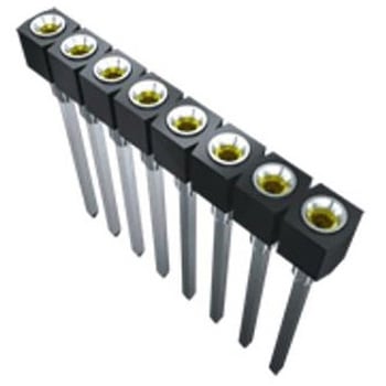 基板接続用ソケット 16 極 2.54mm 1 列 スルーホール 1セット 14個入 SAMTEC