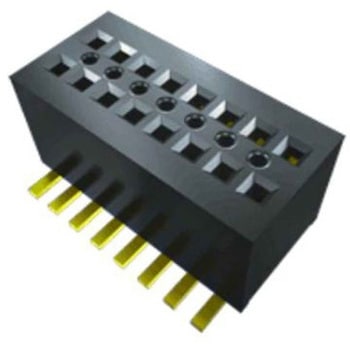 基板接続用ソケット 20 極 0.8mm 2 列 表面実装 - SAMTEC