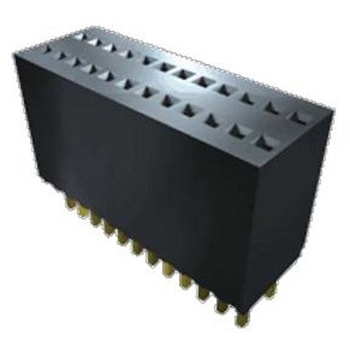 基板接続用ソケット 20 極 1.27mm 1 列 スルーホール 1セット 18個入 SAMTEC
