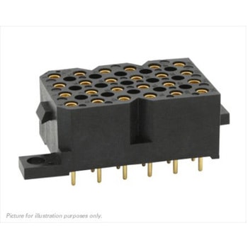 基板接続用ソケット 24 極 5.08mm 6 列 PCBマウント SOURIAU